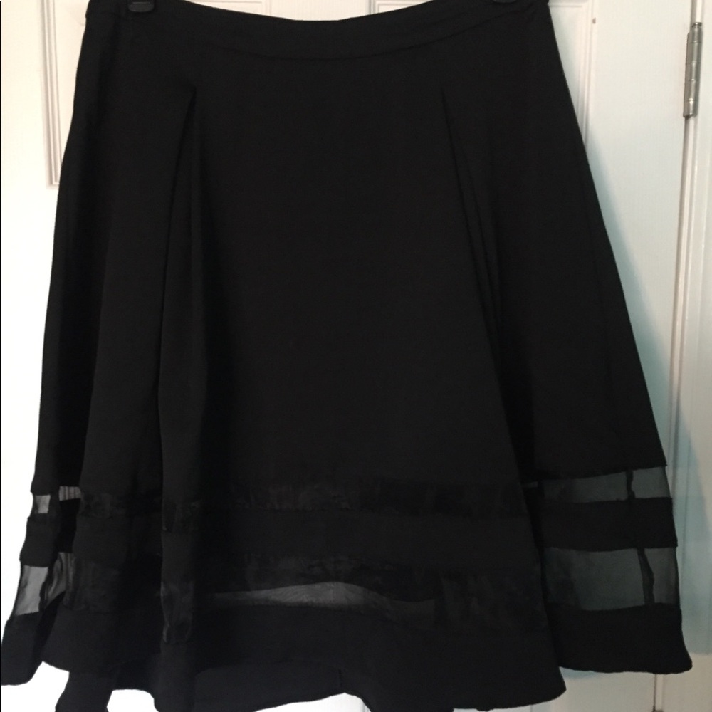 Black Torrid Skirt with Mesh